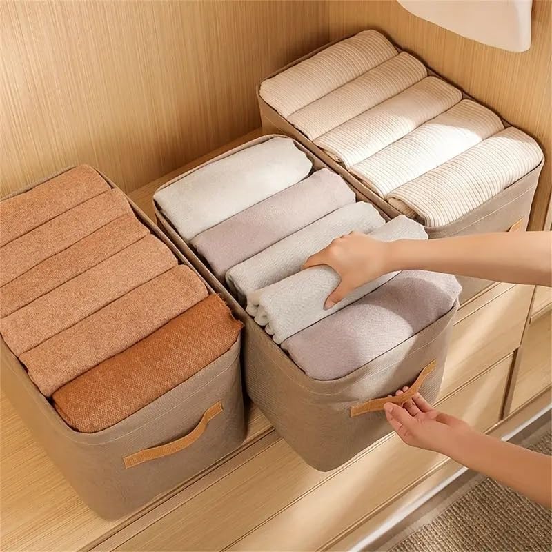 Spacious Foldable Storage Bag, Collapsible Organizer for Clothes