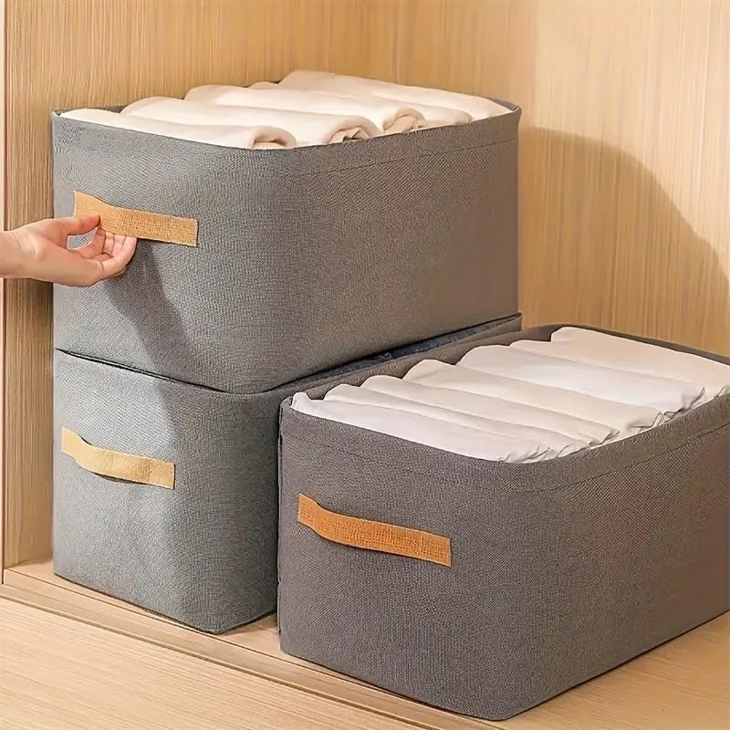 Spacious Foldable Storage Bag, Collapsible Organizer for Clothes