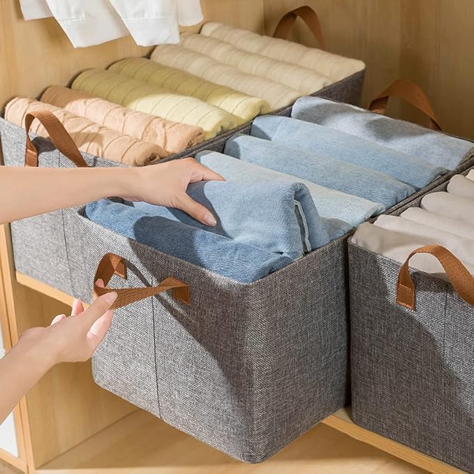 Spacious Foldable Storage Bag, Collapsible Organizer for Clothes