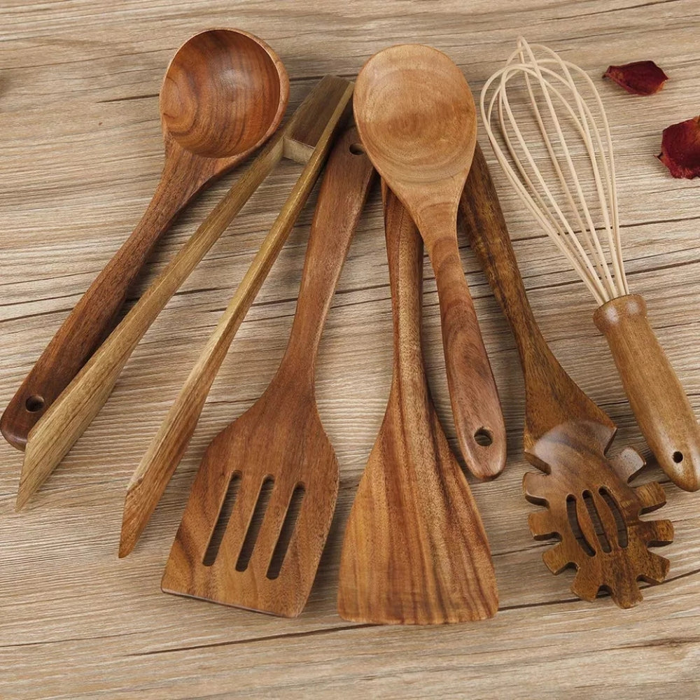 Standard Kitchen Utensils – 7-Piece Practical Cooking Set