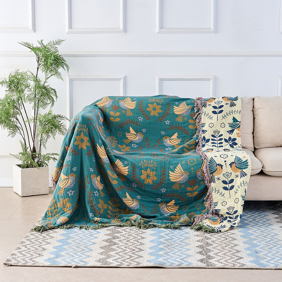 Nordic Flip Blanket – Reversible & Textured Home Layer