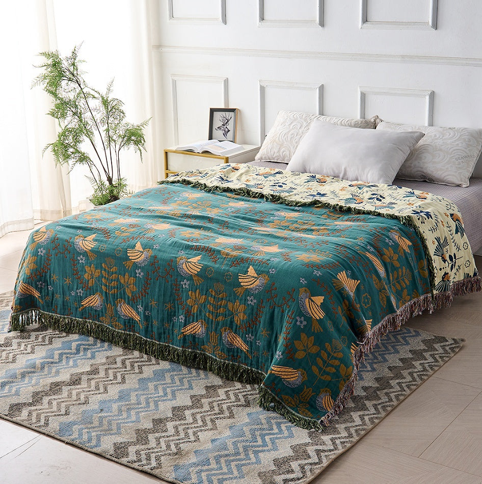 Nordic Flip Blanket – Reversible & Textured Home Layer