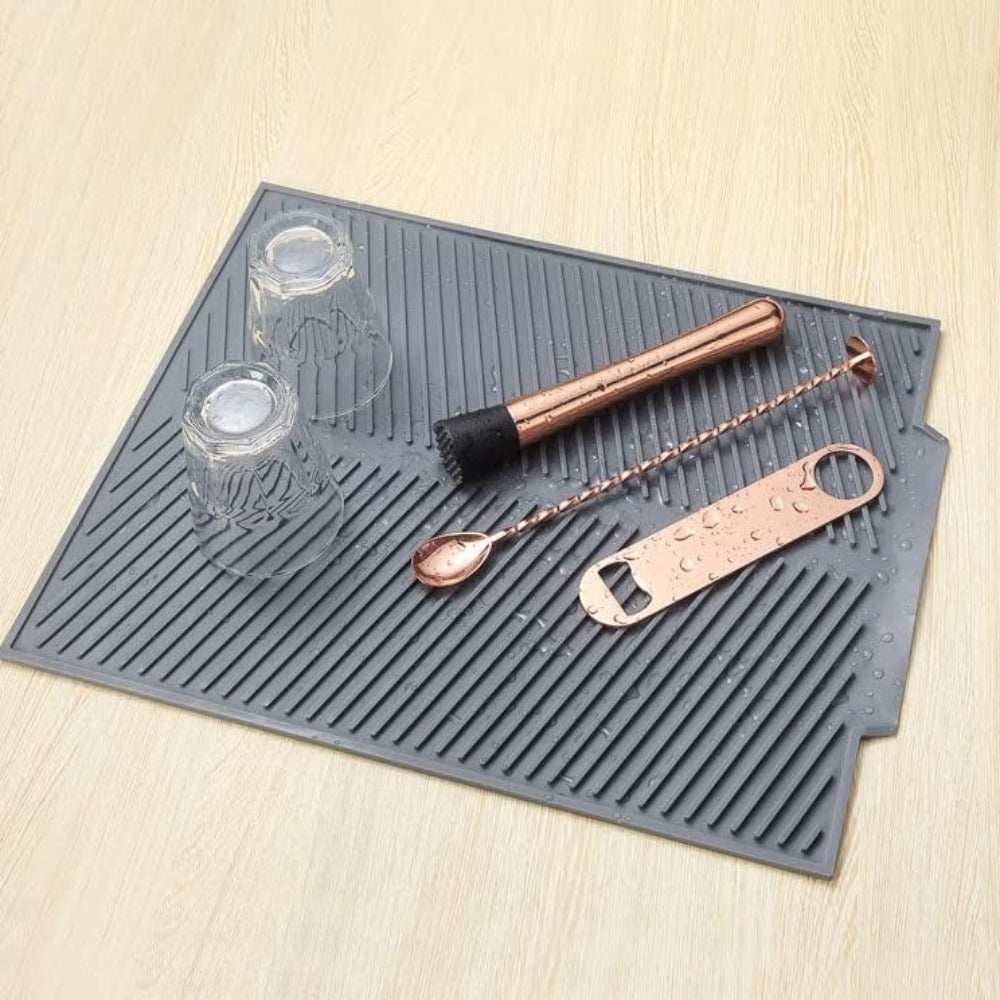Foldable Dish Mat – Compact Kitchen Drying