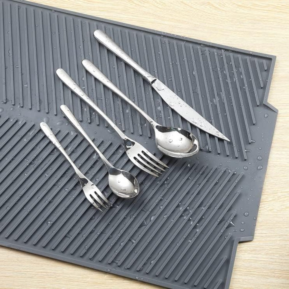 Foldable Dish Mat – Compact Kitchen Drying