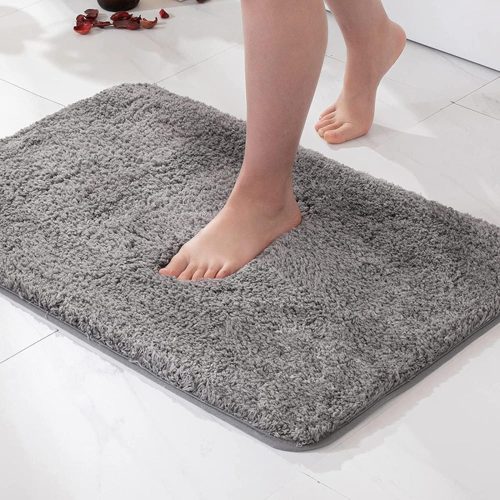 Quick-Dry Bath Mat – Soft, Non-Slip, Machine Washable