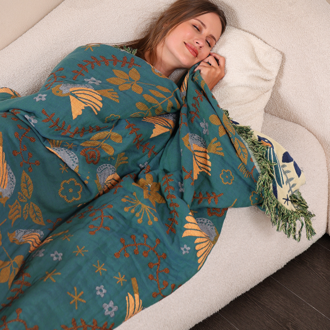 Nordic Flip Blanket – Reversible & Textured Home Layer
