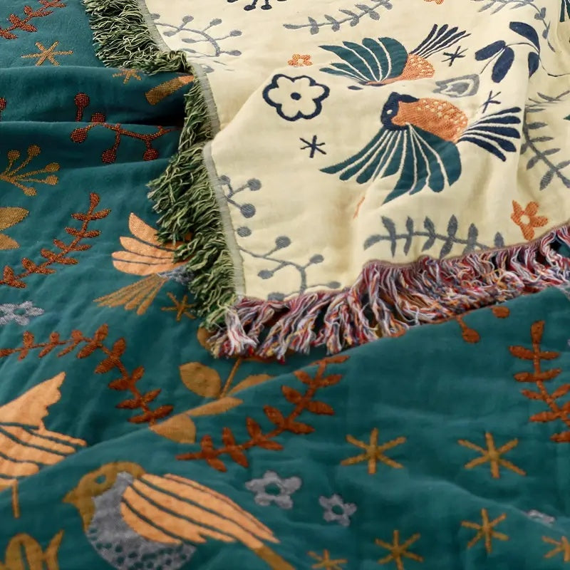 Nordic Flip Blanket – Reversible & Textured Home Layer